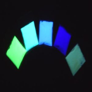 Various type photoluminescent pigments