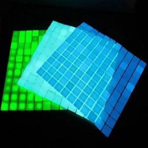 Luminous crystal glass mosaic