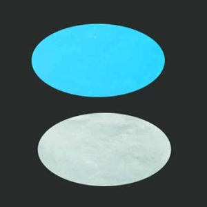 Blue organic ultraviolet fluorescent pigment