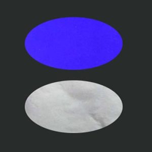 Blue organic ultraviolet anti-counterfeiting fluorescent powder