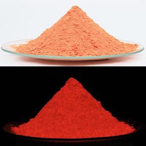 Red color photoluminescent powder