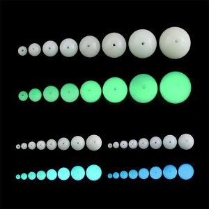 Photoluminescent perforated beads