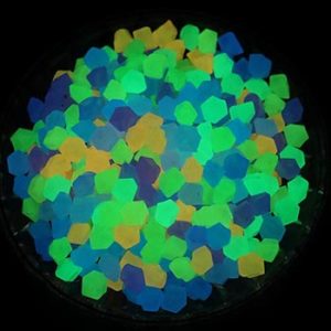 Glow rhomboid shape stone
