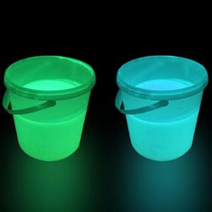 Luminous paint for wall