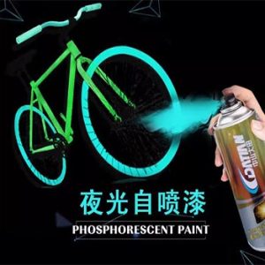 Photoluminescent spray paint