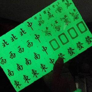Luminous Chinese mahjong