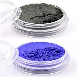 Irreversible type thermochromic powder