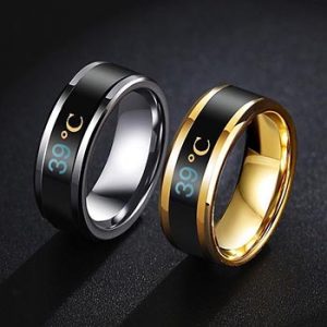 Temperature sensitive color change ring