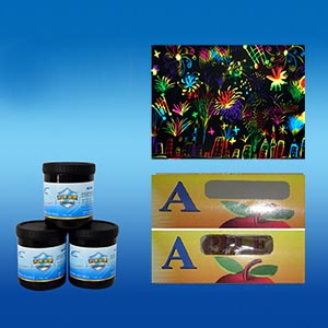 Scrape silver printing ink