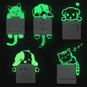 Luminous switch alert wall sticker