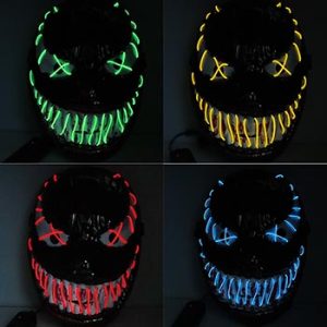 Venom Halloween EL glow mask