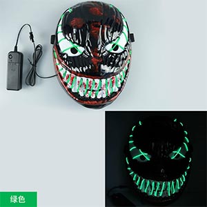 Venom Halloween EL glow mask - Image 2