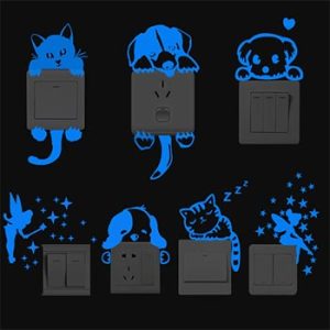 Luminous switch alert wall sticker - Image 2